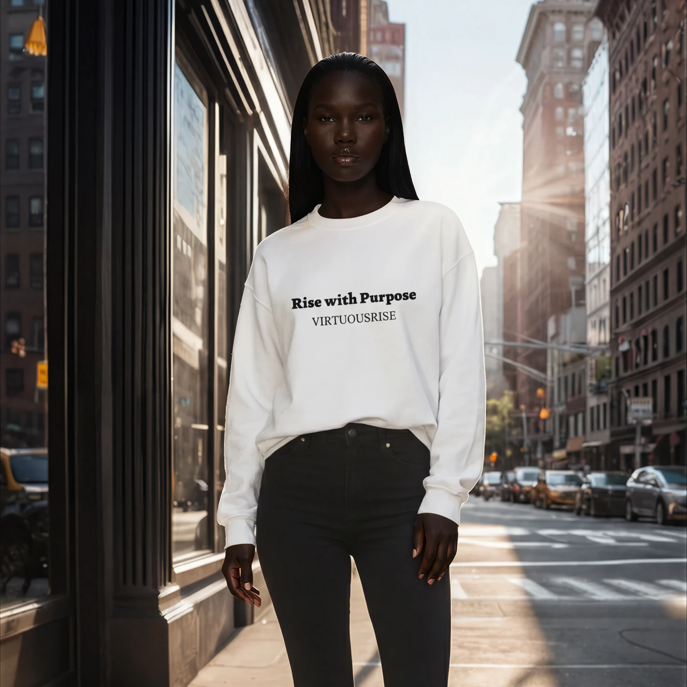 VirtuousRise inspirational streetwear premium sweatshirts