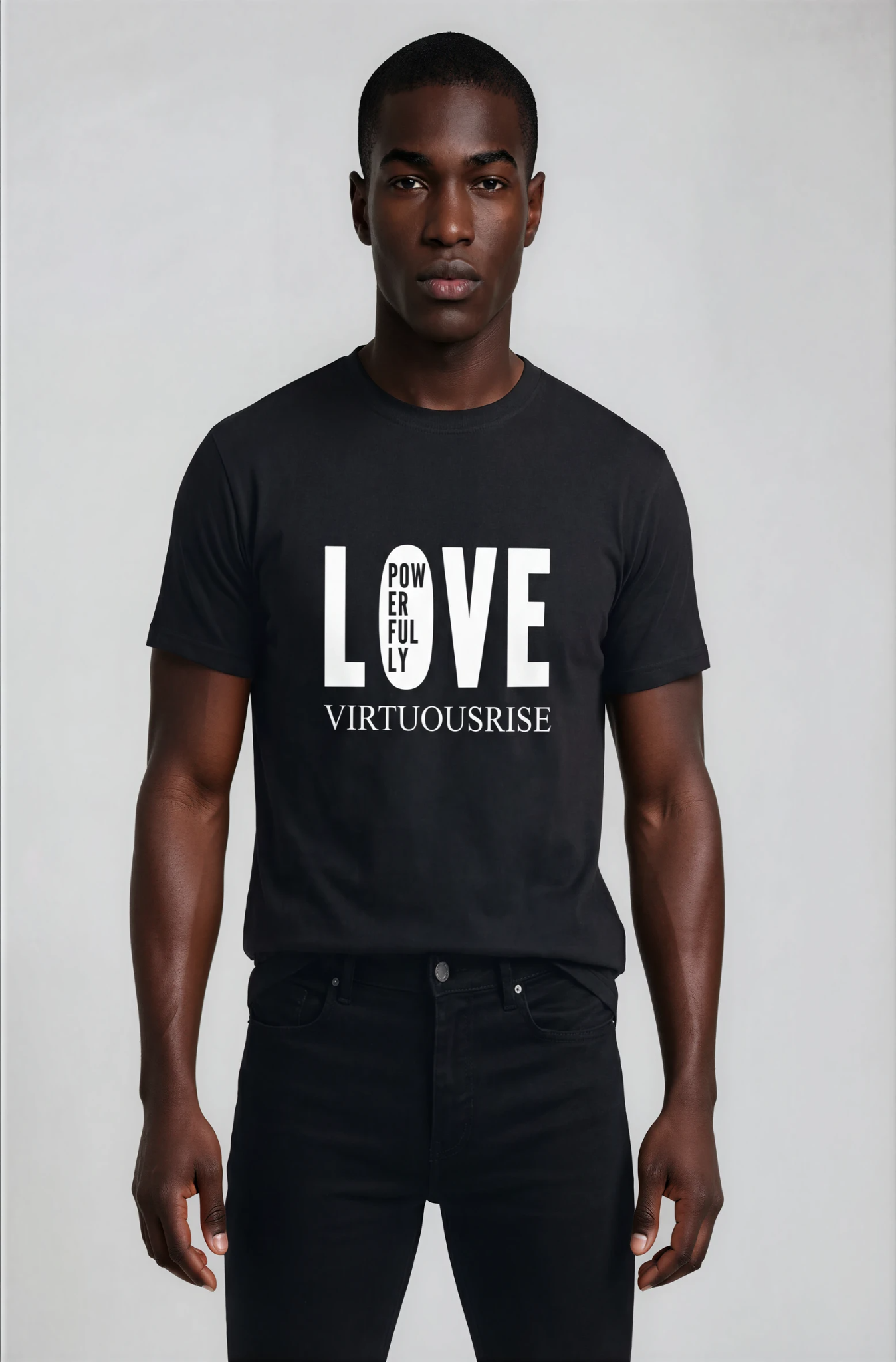 Love Powerfully motivational streetwear classic t-shirt by VirtuousRise