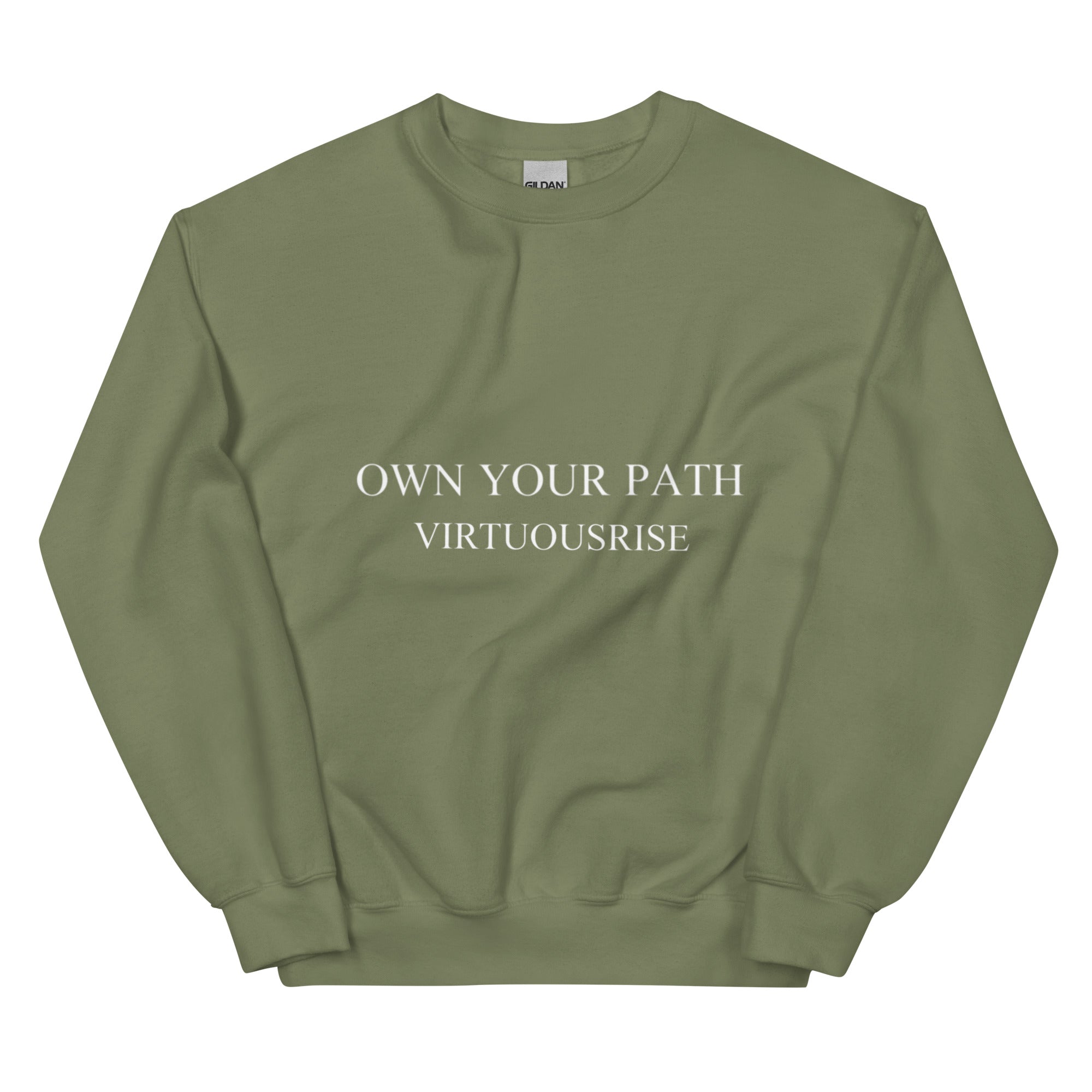 Premium motivational sweatshirt Own Your Path VirtuousRise
