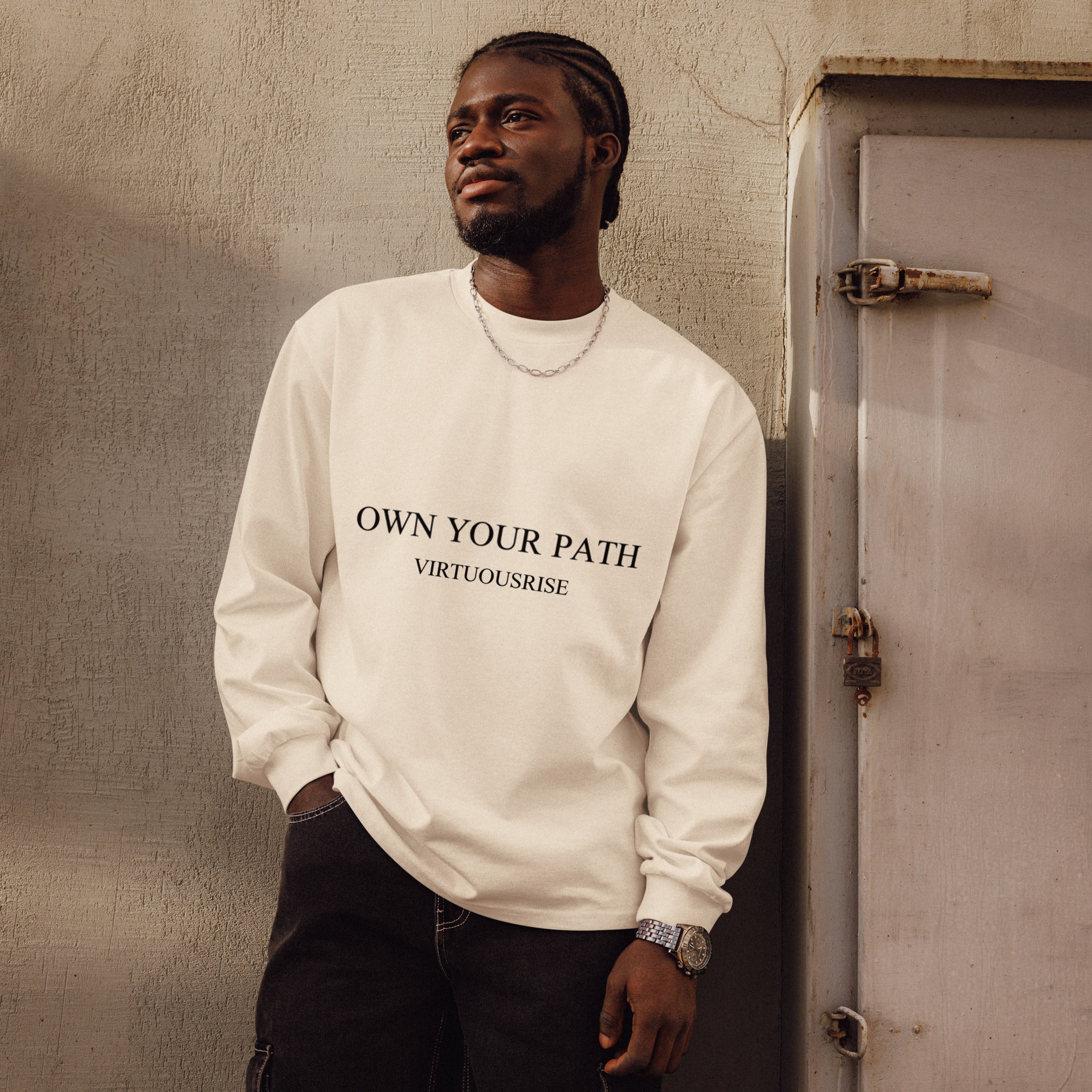 Premium Own Your Path inspirational long sleeve shirt VirtuousRise