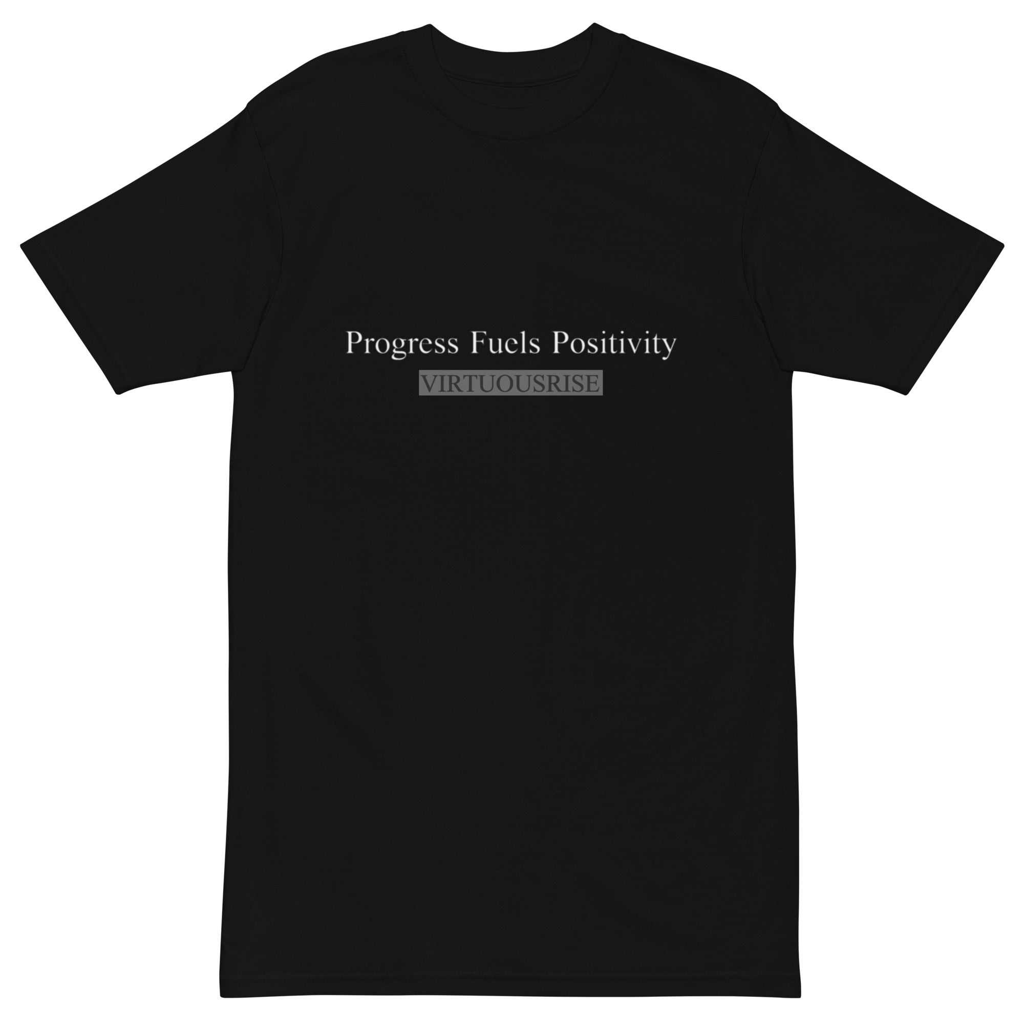 Premium Positivity Fuels Progress inspirational t-shirt VirtuousRise