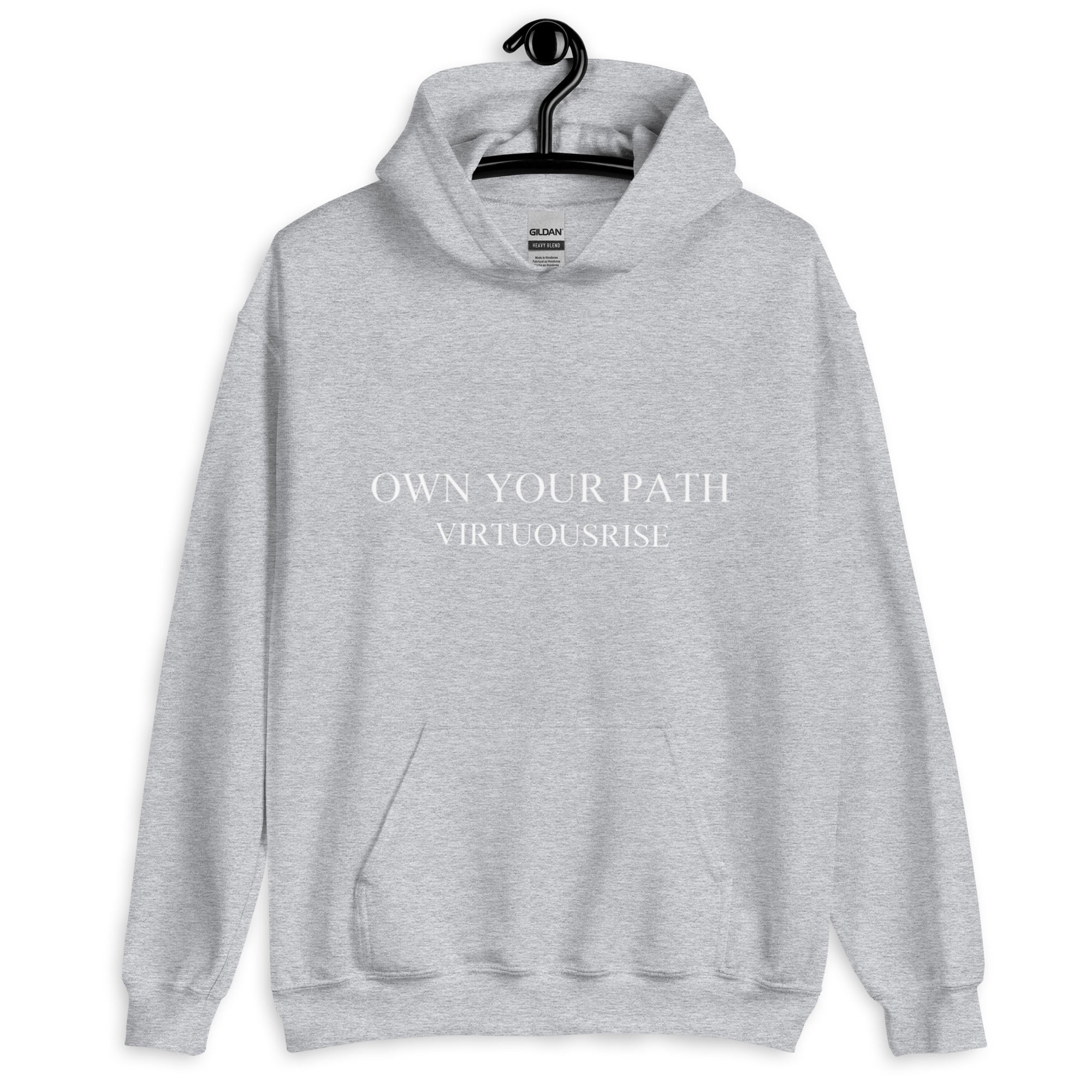 Purpose driven streetwear hoodie Own Your Path VirtuousRise