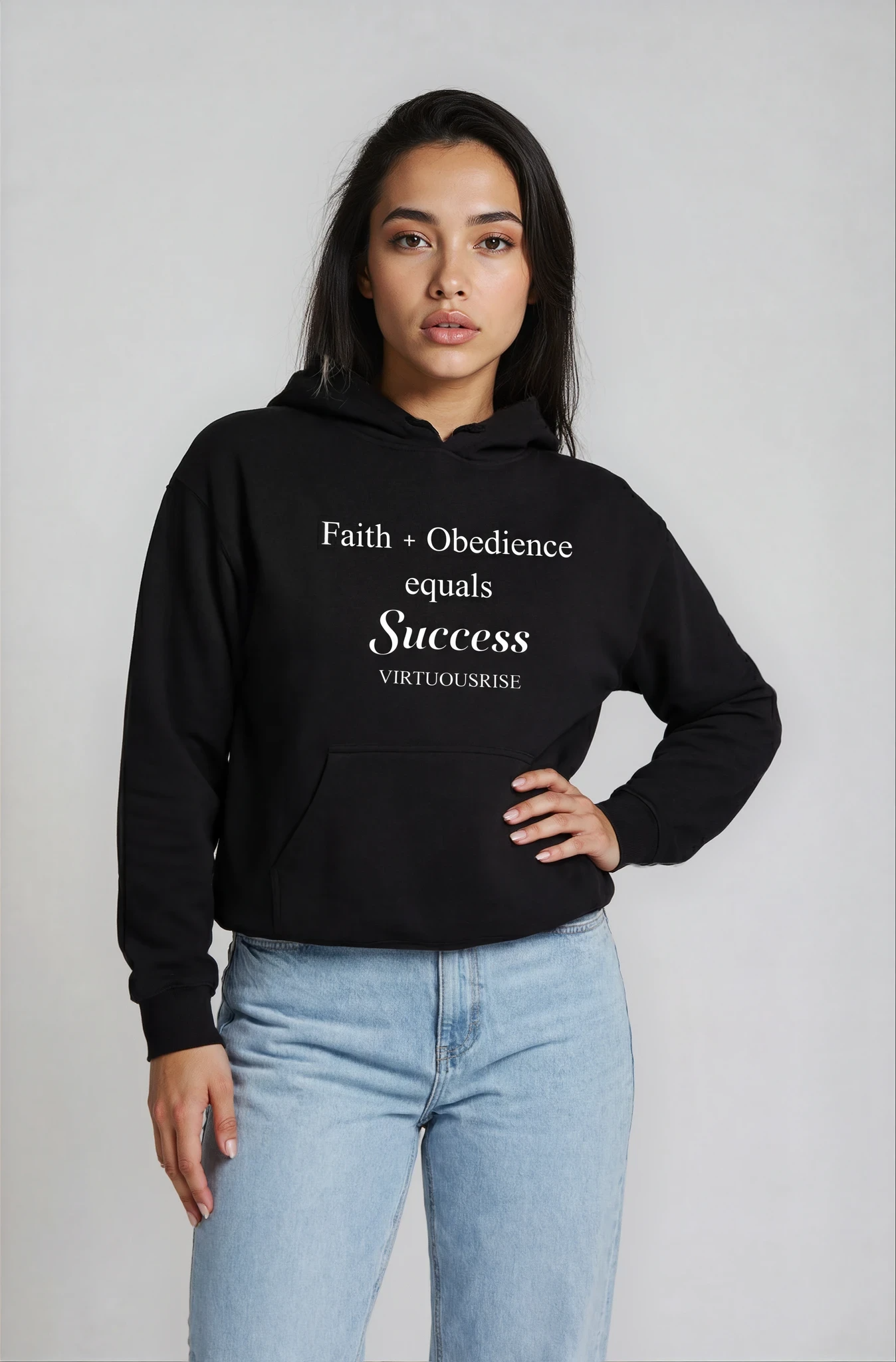 Faith Plus Obedience Equals Success Unisex Hoodie