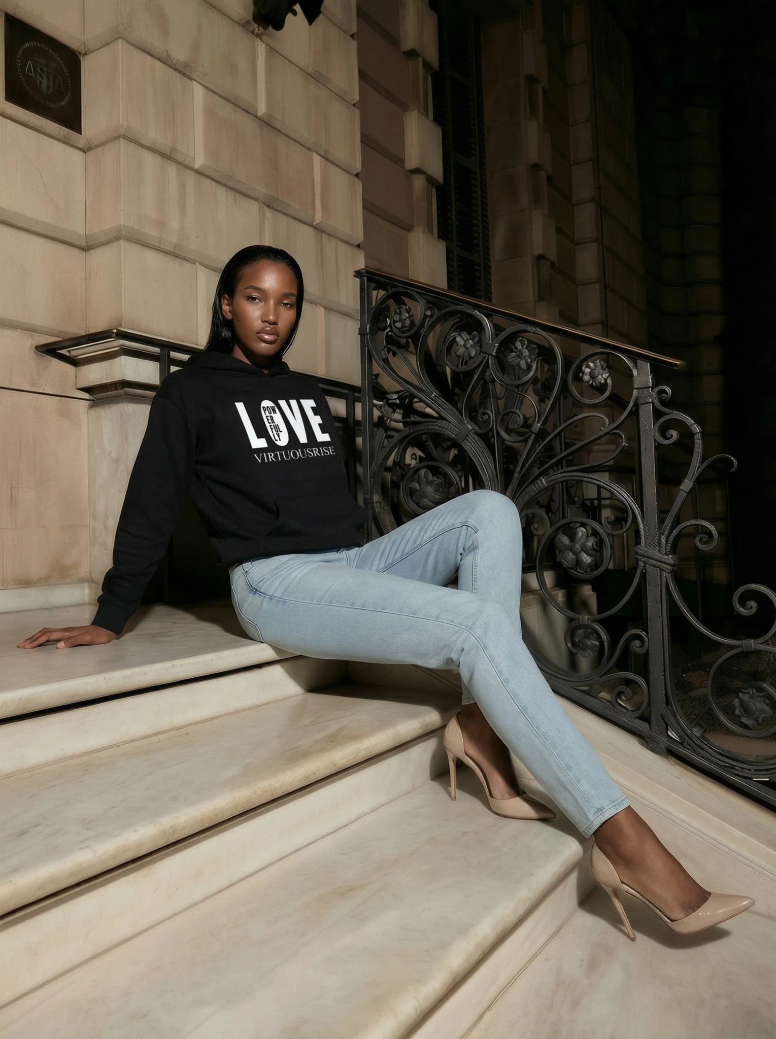 VirtuousRise motivational streetwear collection featuring empowering hoodies sweatshirts and tees