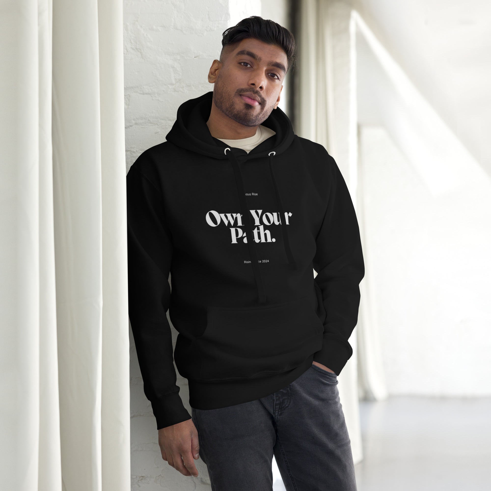 Own Your Path inspirational streetwear hoodie VirtuousRise