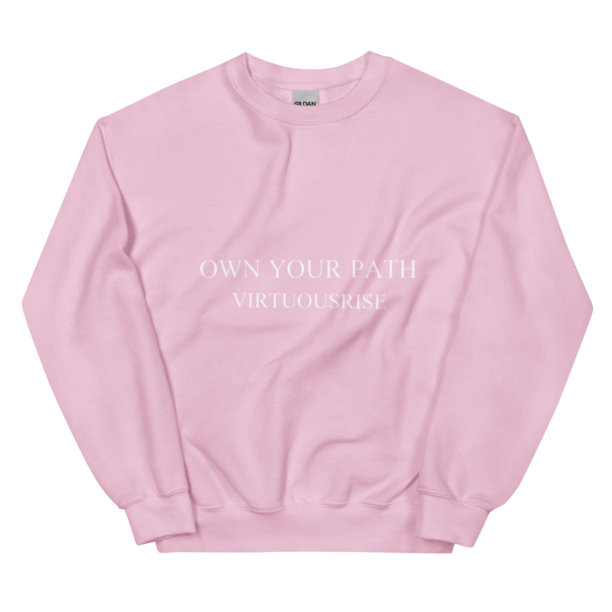 Inspirational Own Your Path sweatshirt VirtuousRise streetwear
