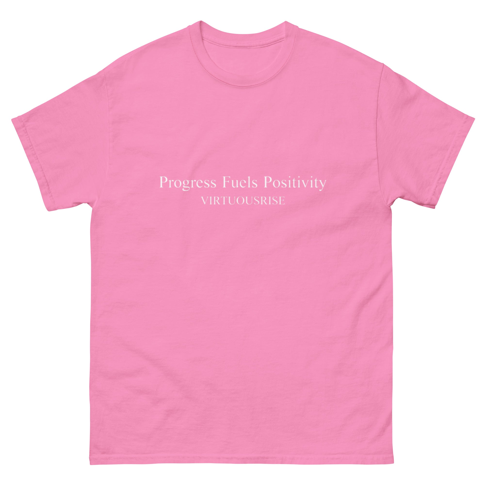 Premium motivational t-shirt Positivity Fuels Progress VirtuousRise
