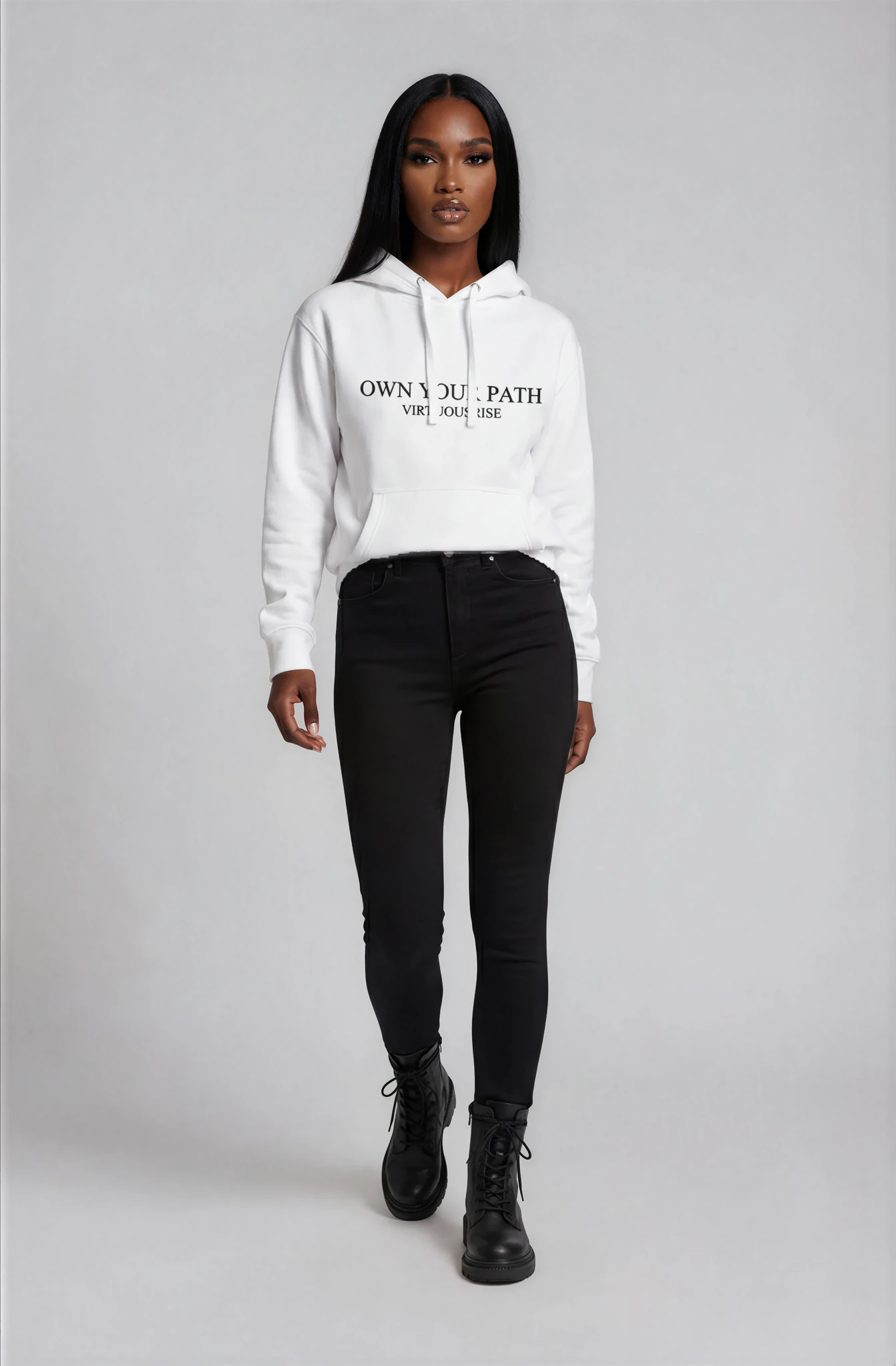 Premium Own Your Path inspirational hoodie VirtuousRise
