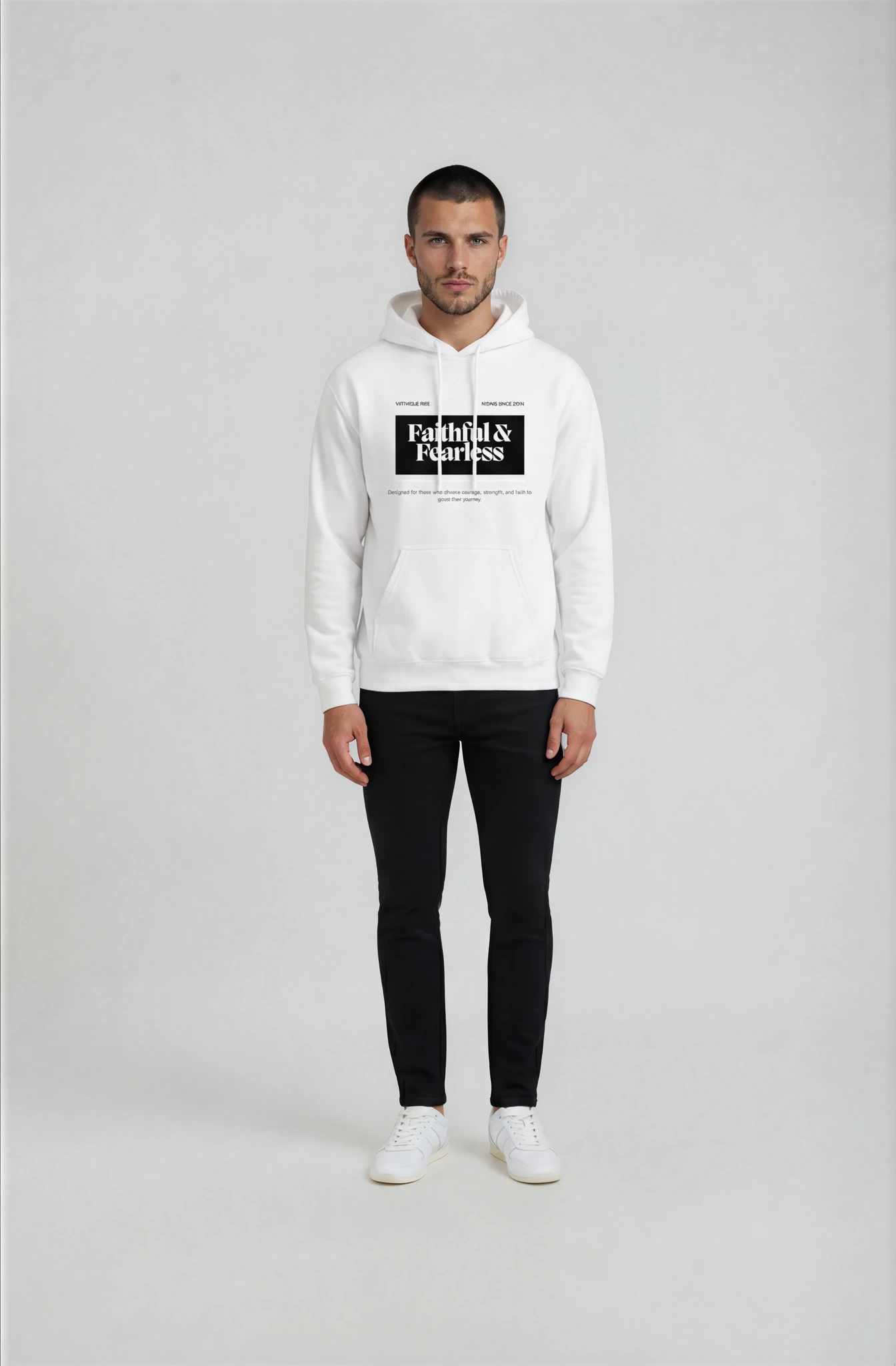 Premium Faithful and Fearless hoodie VirtuousRise
