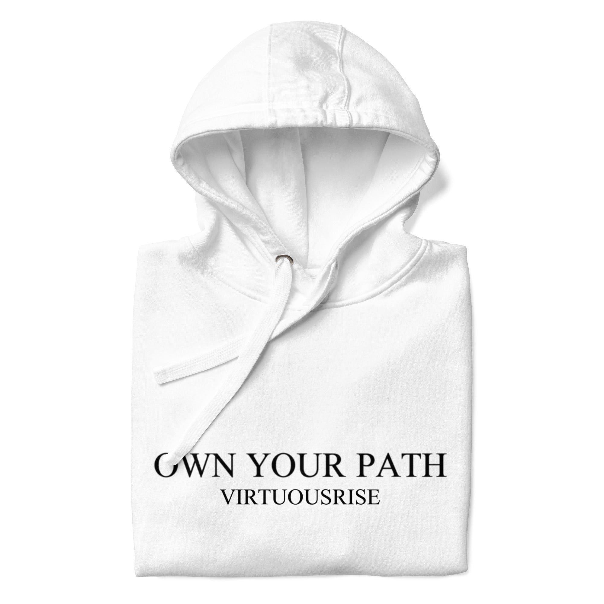 VirtuousRise Own Your Path motivational streetwear hoodie
